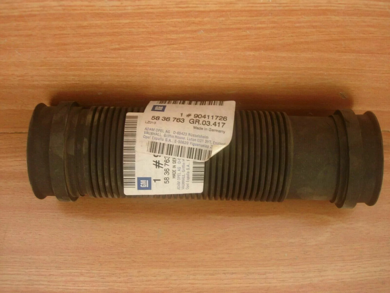 Hose Air Filter fits Opel Vauxhall Corsa B 12NZ X12SZ C14NZ 90411726 Genuine View Right