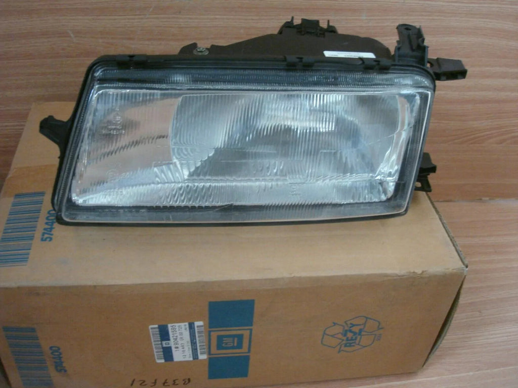 Headlight Left RHD fits Opel Vectra A Vauxhall Cavalier 90421595 Genuine View Front