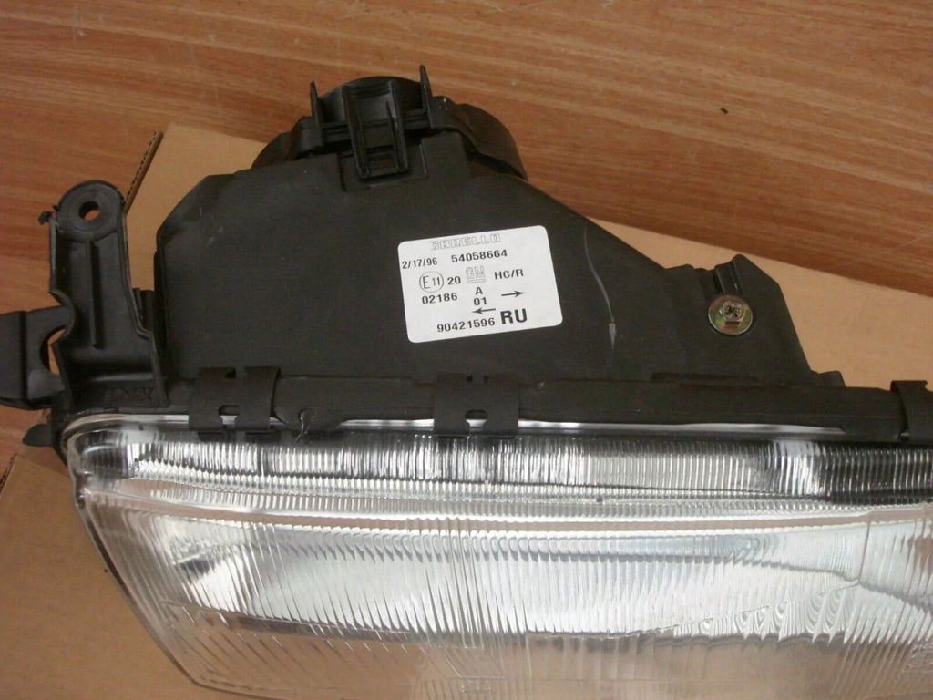 Headlight Right RHD fits Opel Vectra A Vauxhall Cavalier 90421596 Genuine View Right
