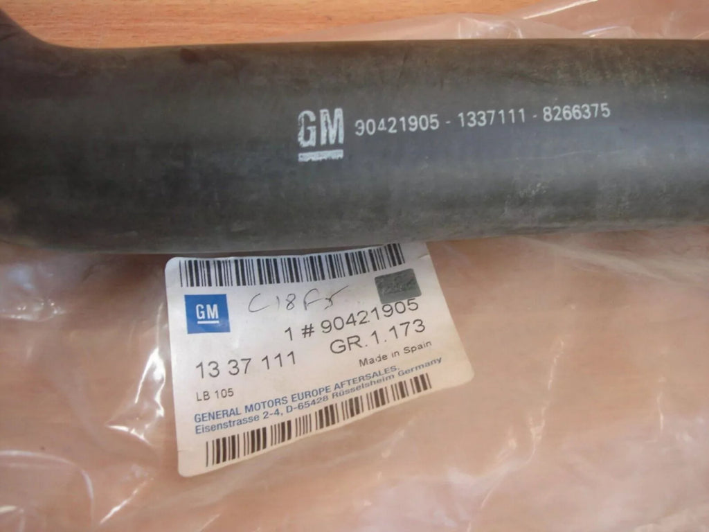 Radiator Hose Lower fits Opel Vauxhall Astra F 17D 17DR 90421905 Genuine View Rear