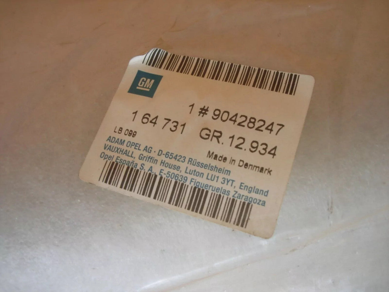 Moulding Rear Left fits Opel Vauxhall Astra F GSi 90428247 Genuine View Right