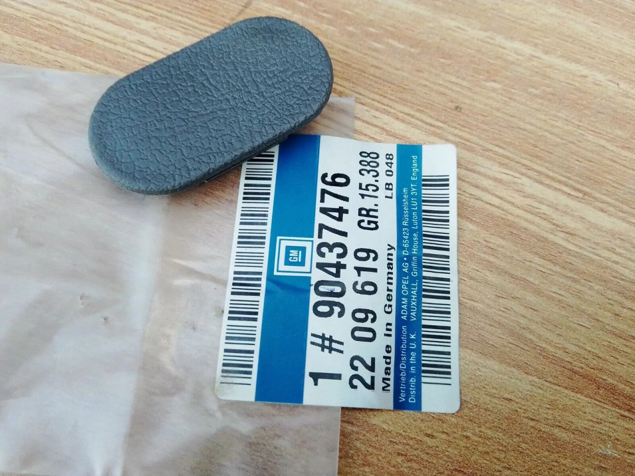 Dashboard Side Cover fits Opel Vauxhall Astra G Zafira A 90437476 Genuine View Front