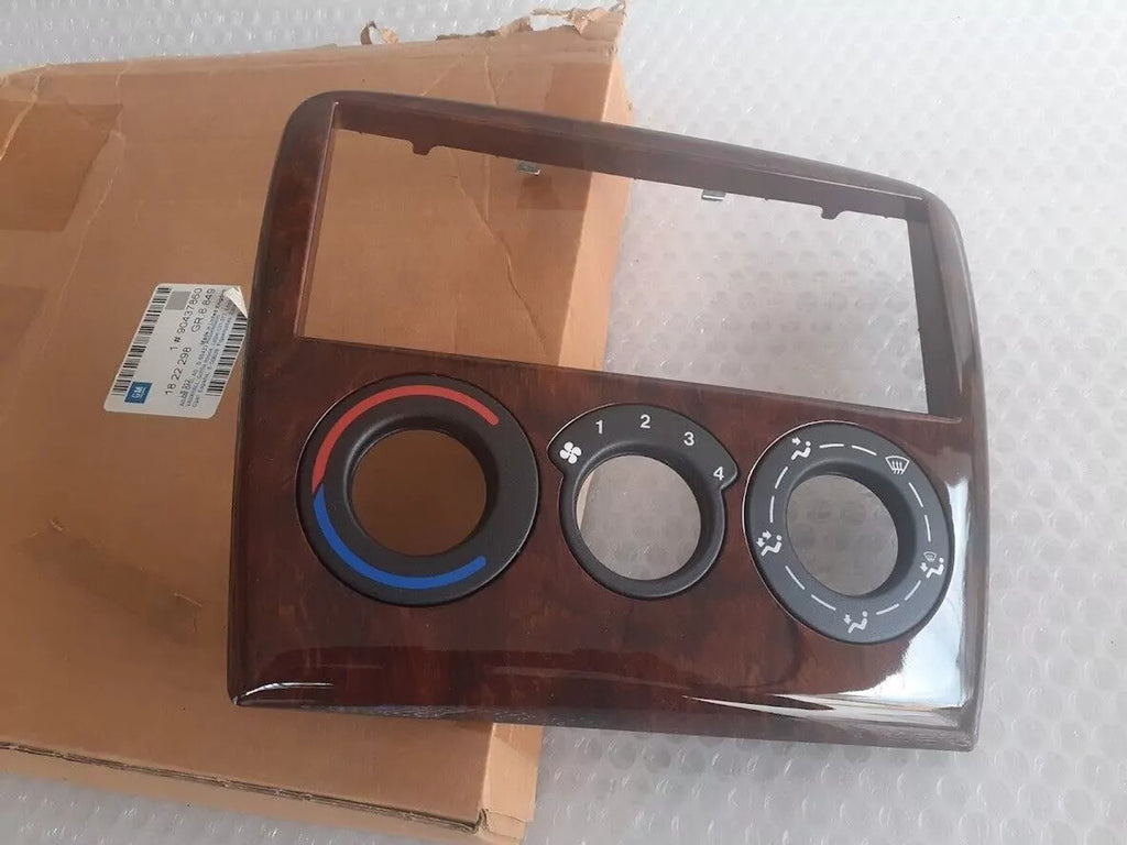 Console Panel Air Condition Wood fits Opel Vauxhall Vectra B 90437860 Genuine View Close Up Rear