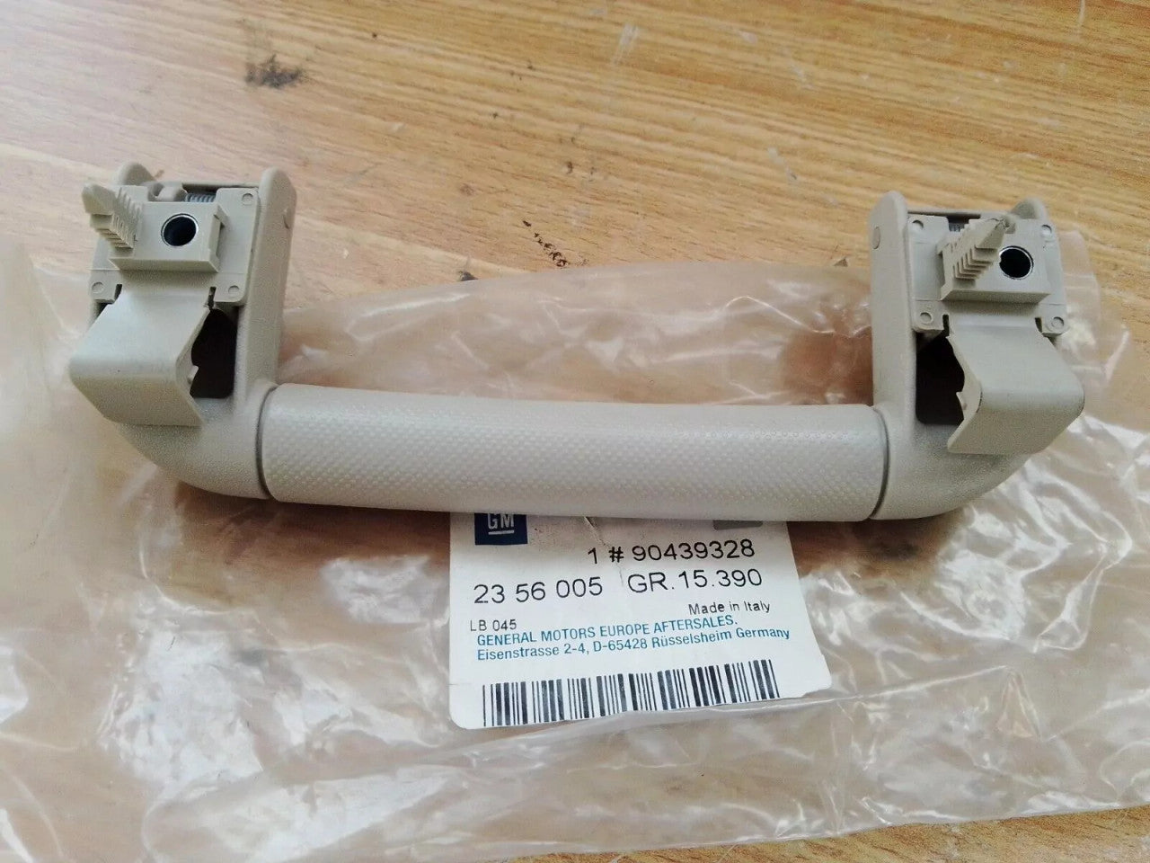 Grab Handle Light Grey fits Opel Vauxhall Vectra B 90439328 Genuine View Rear