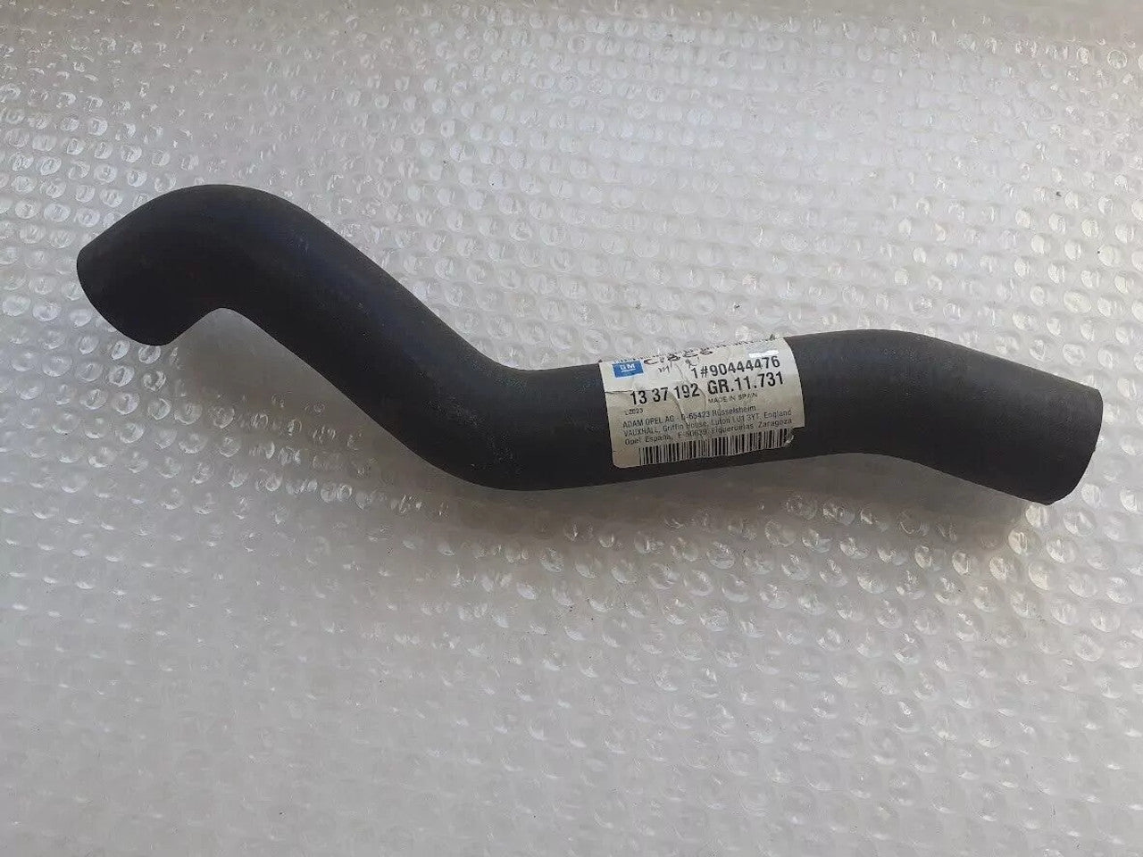 Radiator Hose Upper fits Opel Vauxhall Corsa B 15D X15TD 90444476 Genuine View Front