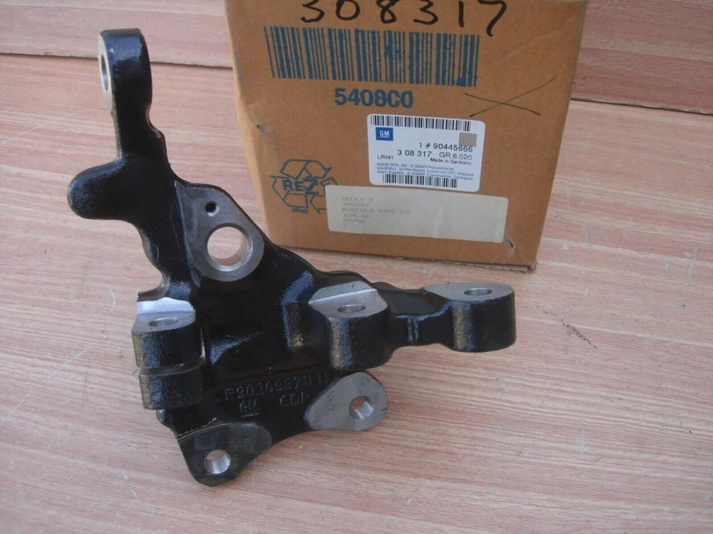 Steering Knuckle Left fits Opel Vauxhall Omega B 90445666 Genuine View Rear