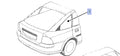 Window Rear Quarter Right Green Tinted fits Opel Vauxhall Vectra B Genuine 90464374 View Front