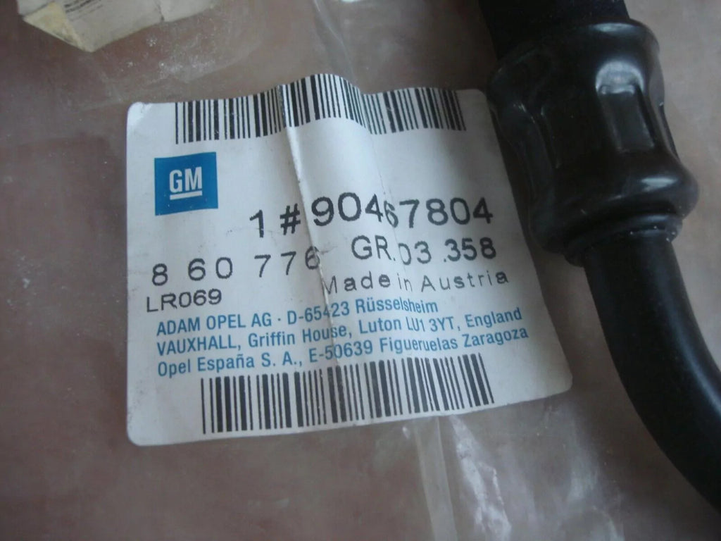 Turbo Charger Oil Pipe Return fits Opel Vauxhall Astra F X17DTL 90467804 Genuine View Rear