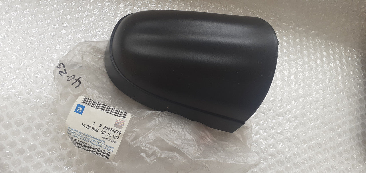 Wing Mirror Cover Left fits Opel Vauxhall Corsa B 90478879 Genuine View Front