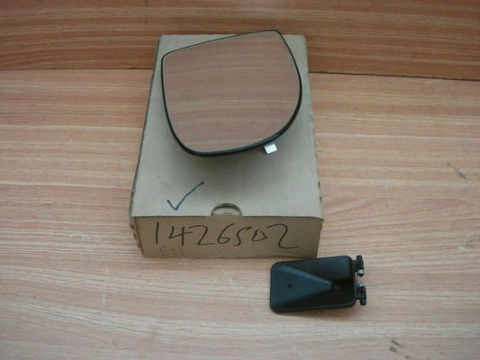 Wing Mirror Glass Right Convex fits Opel Vauxhall Corsa B 90484004 Genuine View Front