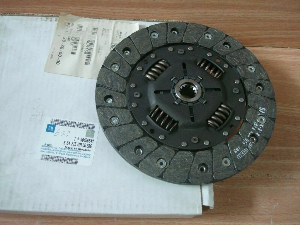 Clutch Plate Disc fits Opel Vauxhall Astra F Vectra A 17D X17DTL Genuine 90486842 View Rear