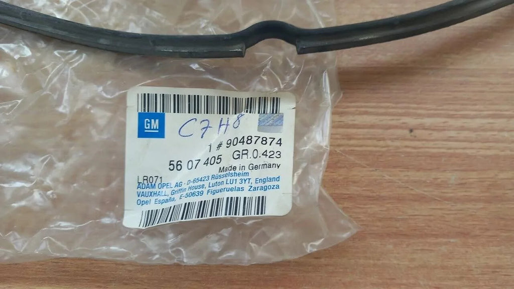 Valve Cover Gasket fits Opel Vauxhall Omega B Diesel U25TD 90487874 Genuine View Rear
