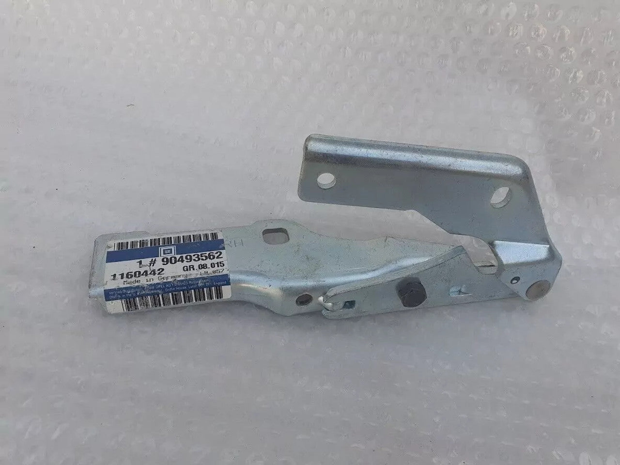 Hood Bonnet Hinge Right fits Opel Vauxhall Omega B 90493562 Genuine View Front