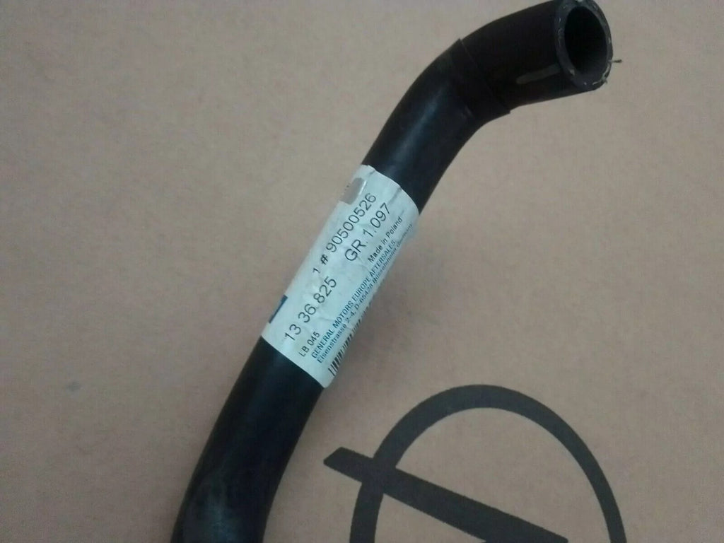 Hose Radiator to Additional Water Pump fits Opel Vauxhall Vectra B X25XE Y26SE 90500526 View Rear
