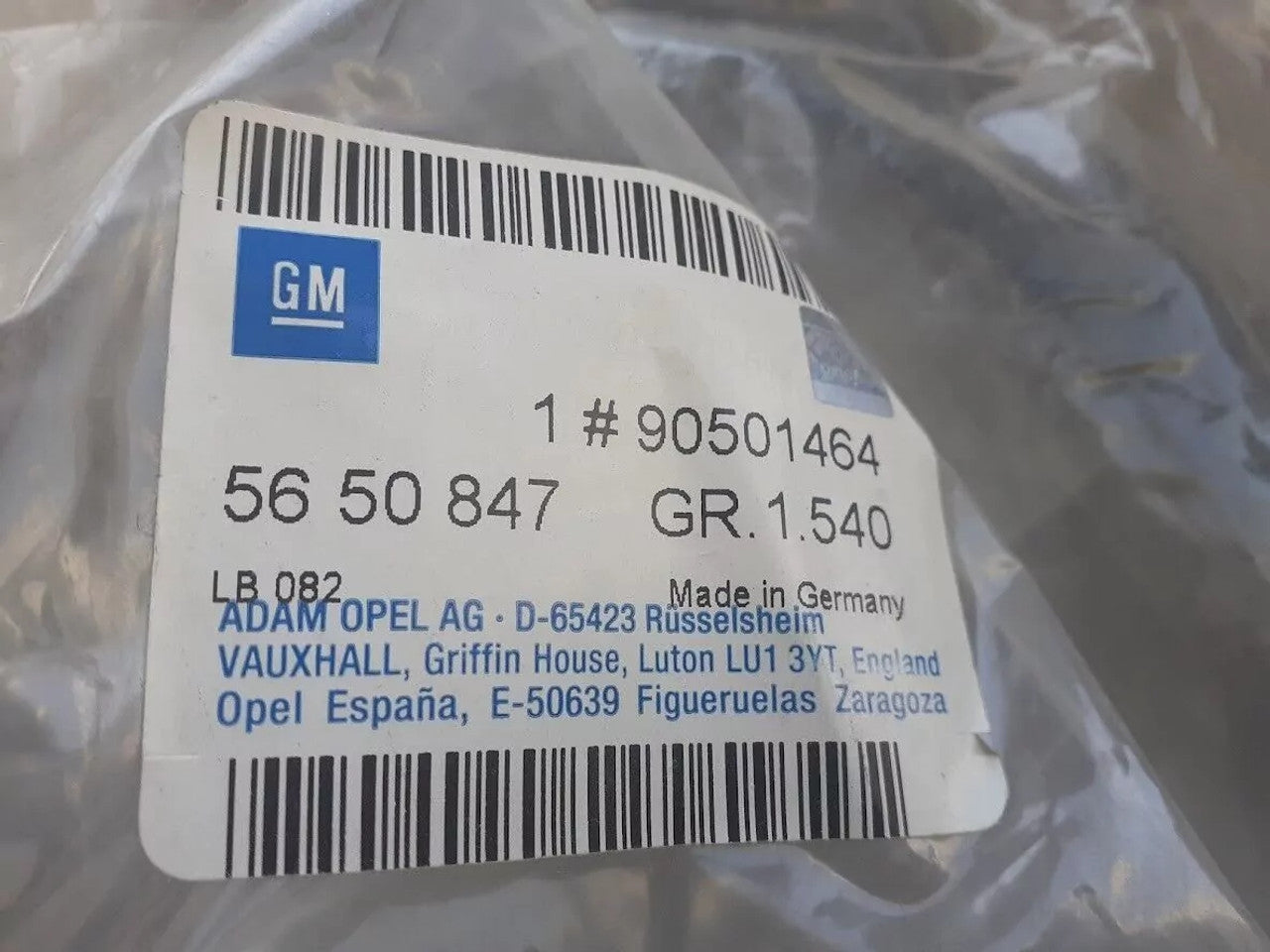 Oil Cooler Pipe & Hose fits Opel Vauxhall Astra F 1.7 Diesel 90501464 Genuine View Lower