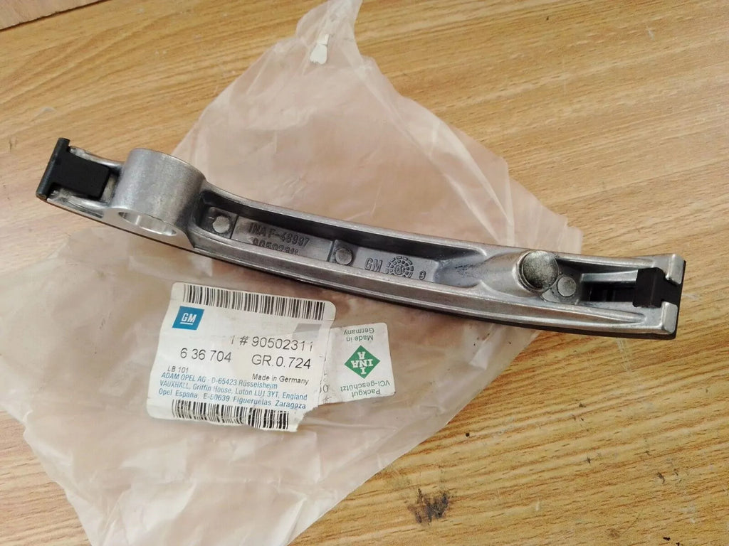 Timing Chain Guide Upper fits Opel Vauxhall X20 Y20 Y22 Diesel 90502311 Genuine View Rear