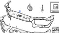 Front End Panel Upper fits Opel Vauxhall Vectra B 90503007 Genuine View Front