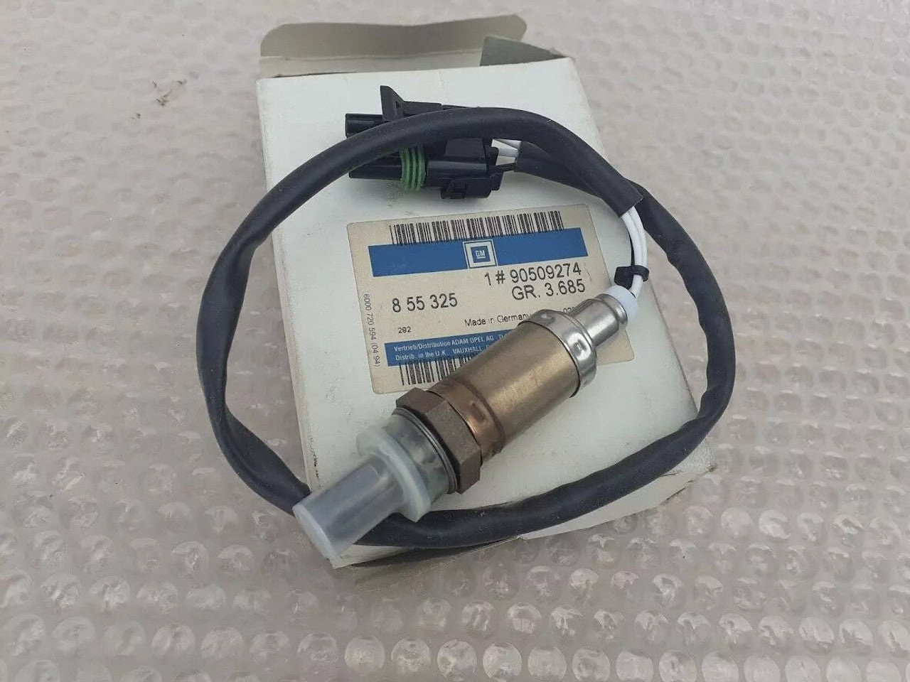 Lambda Oxygen Sensor fits Opel Vauxhall X25XE X30XE 90509274 Genuine View Front