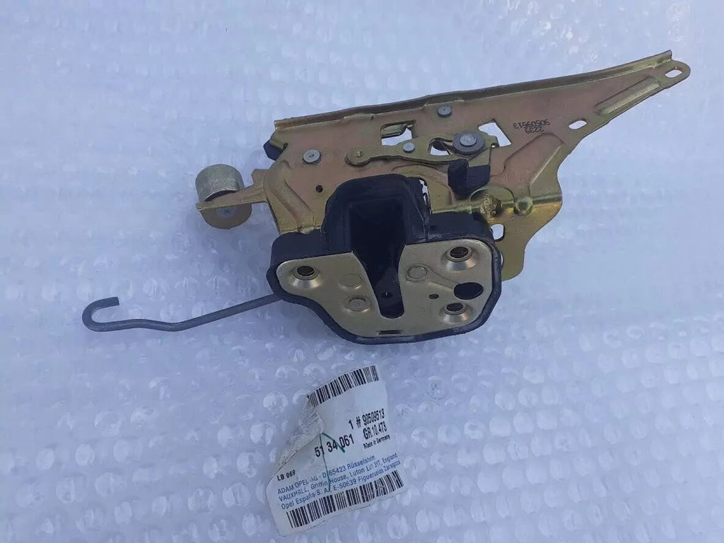 Door Lock Rear Left fits Opel Vauxhall Omega B Corsa B 90509513 Genuine View Rear