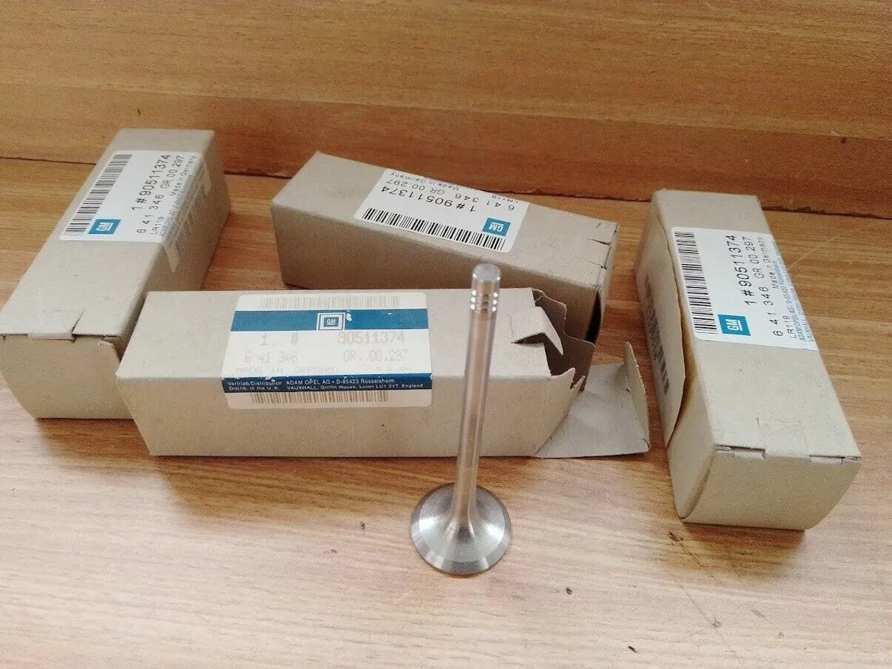 6x Exhaust Valve fits Opel Vauxhall U25TD X25TD BMW M51D25 Diesel 6 cylinder 90511374 View Front