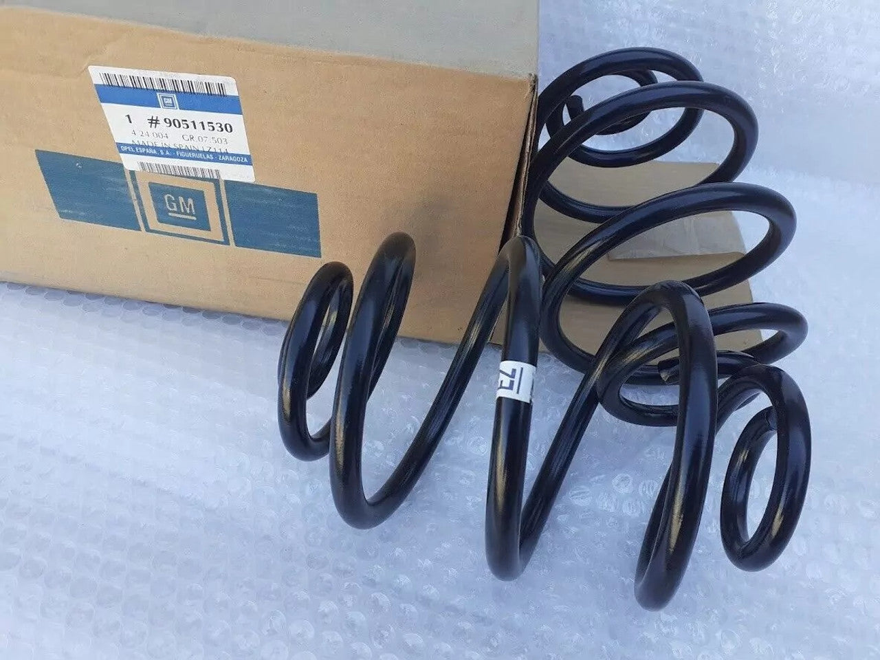 Coil Springs Set Rear fits Opel Vauxhall Meriva A 90511063 Genuine 90511530 View Rear