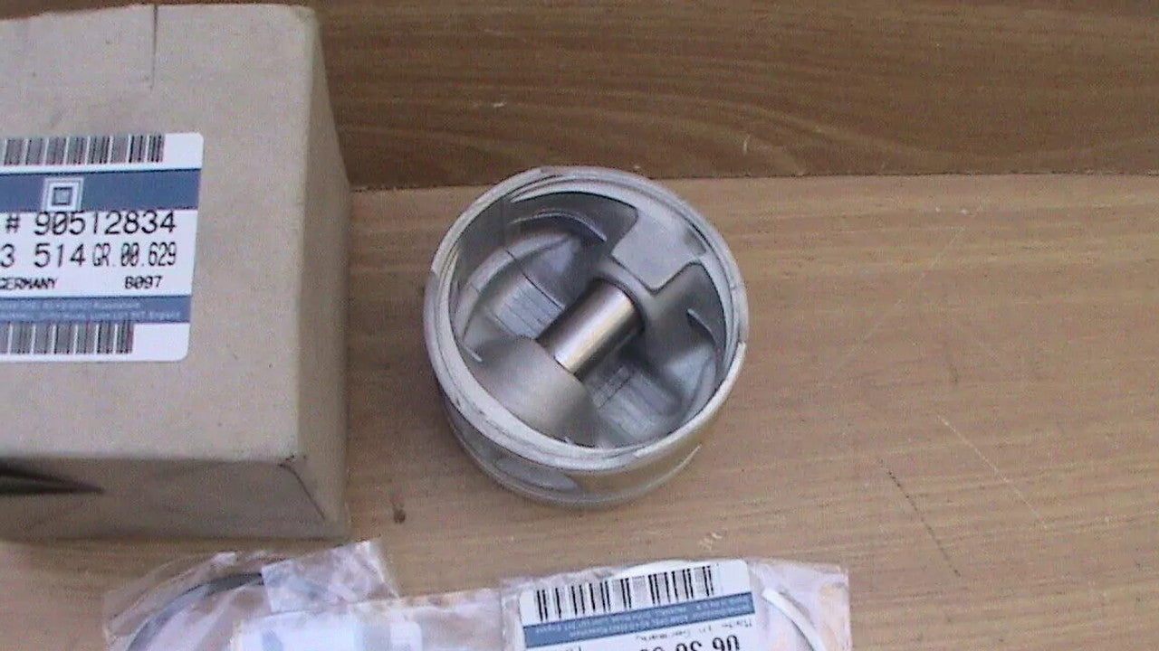 4x Pistons fits Opel Astra G Zafira A 78.96mm Bore X16SZR STD Genuine 90512834 View Right