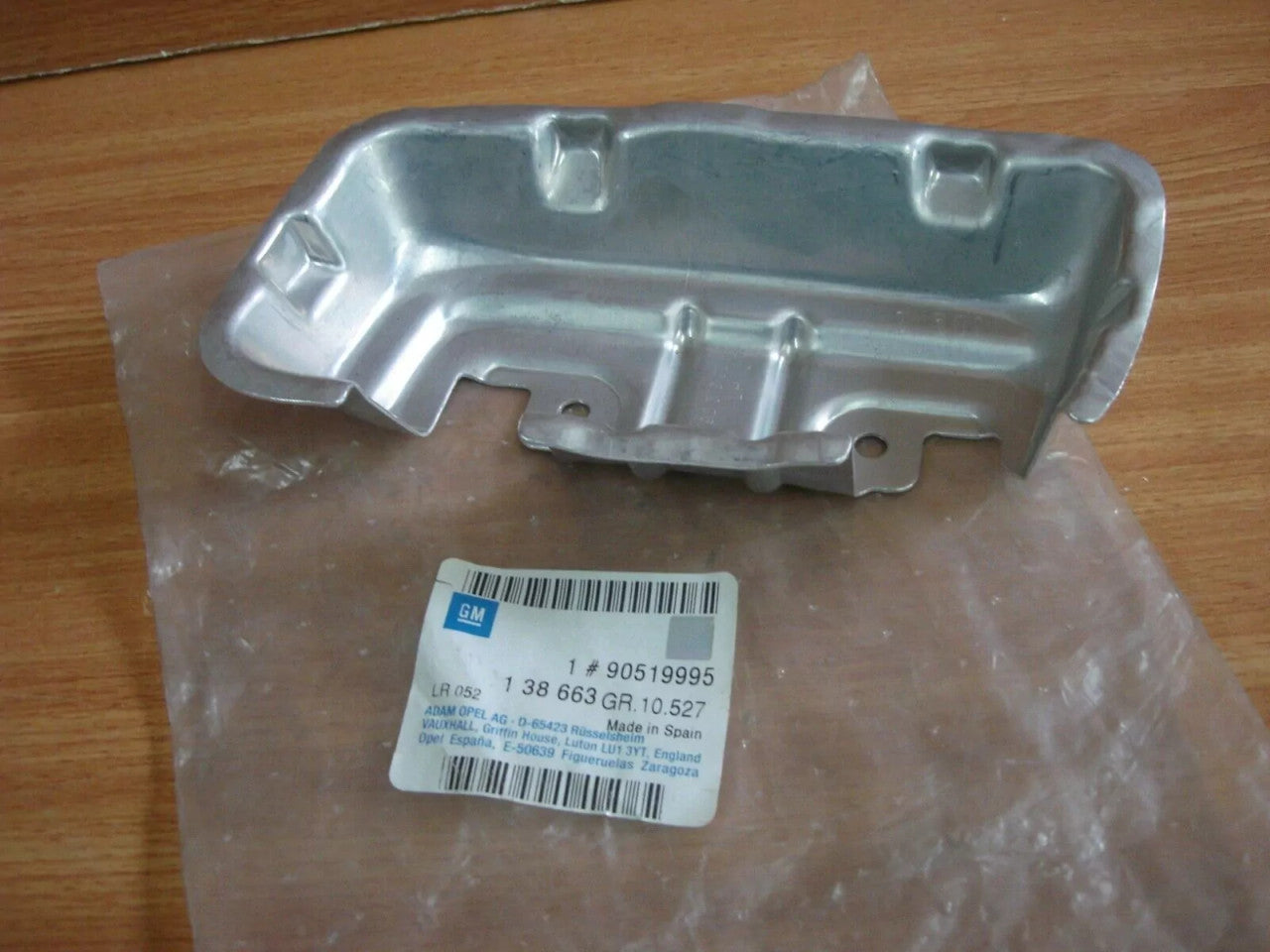 Exterior Door Handle Bracket Left fits Opel Vauxhall Astra G Zafira A Genuine 90519995 View Rear