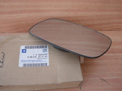 Wing Mirror Glass Left Convex fits Opel Vauxhall Astra F 90520163 Genuine View Front