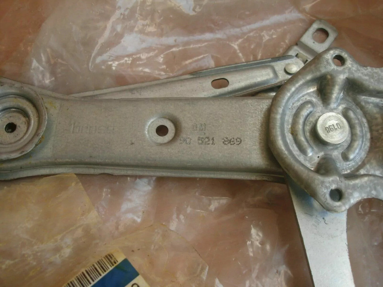 Window Regulator Manual Front Left fits Opel Vauxhall Astra G 90521869 Genuine View Rear