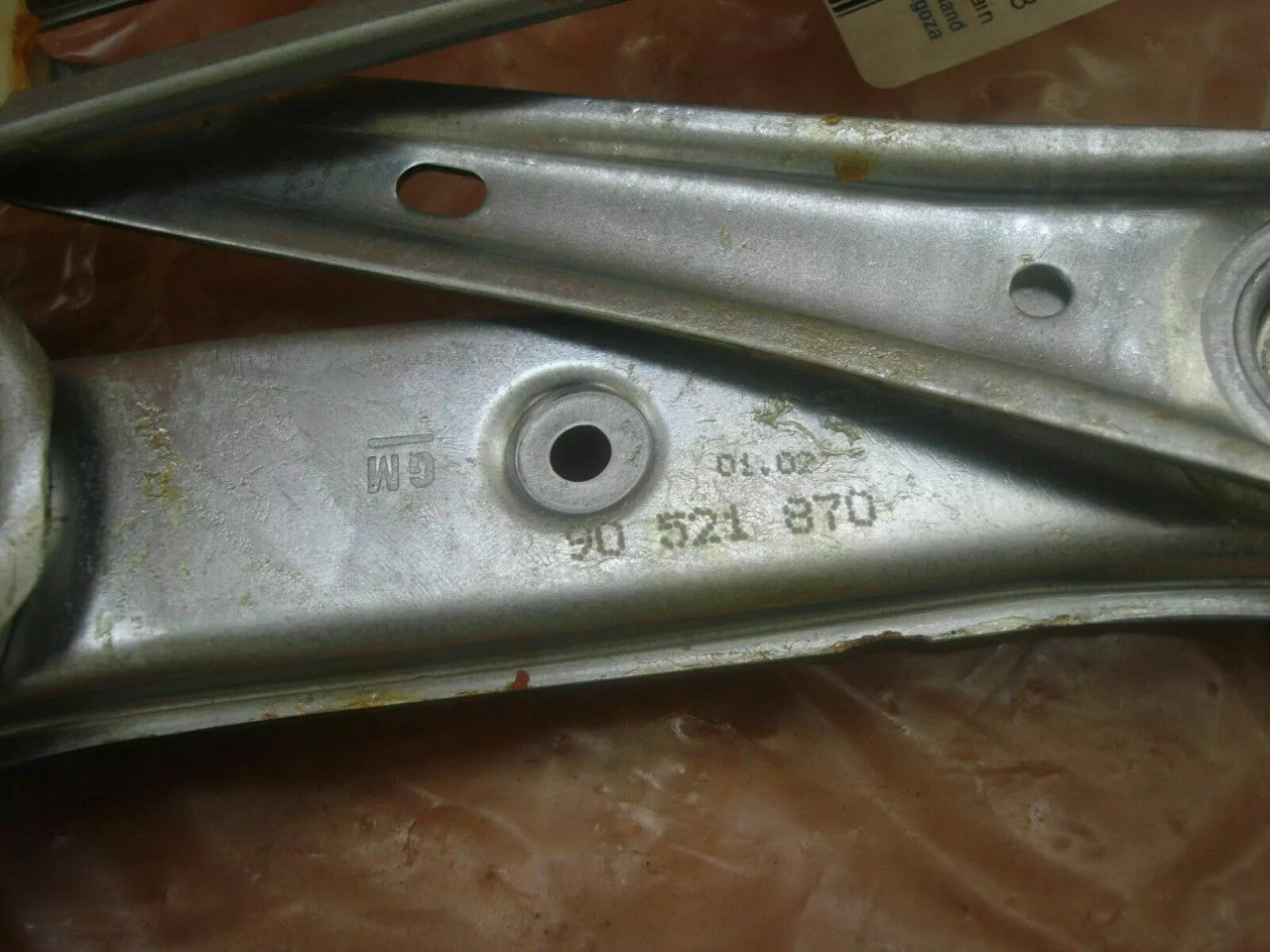 Window Regulator Front Right Manual fits Opel Vauxhall Astra G 90521870 Genuine View Rear