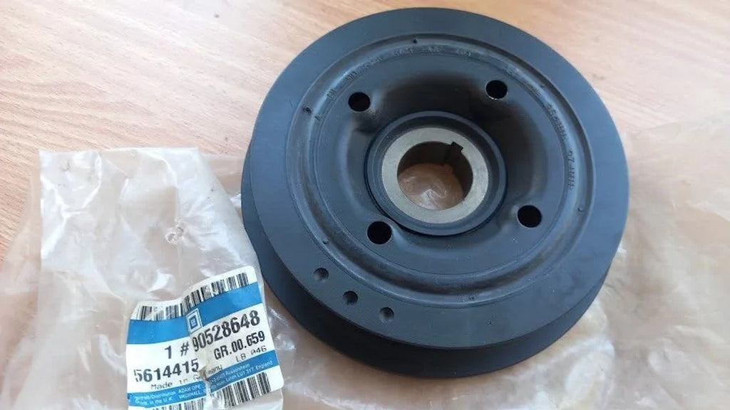 Crankshaft Pulley fits Opel Vauxhall Vectra B Astra G Zafira A Diesel 90528648 View Front