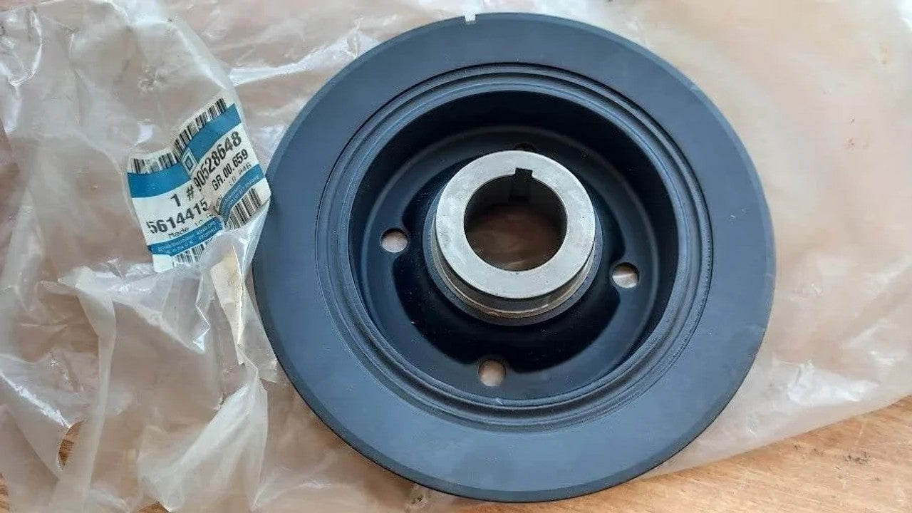 Crankshaft Pulley fits Opel Vauxhall Vectra B Astra G Zafira A Diesel 90528648 View Right