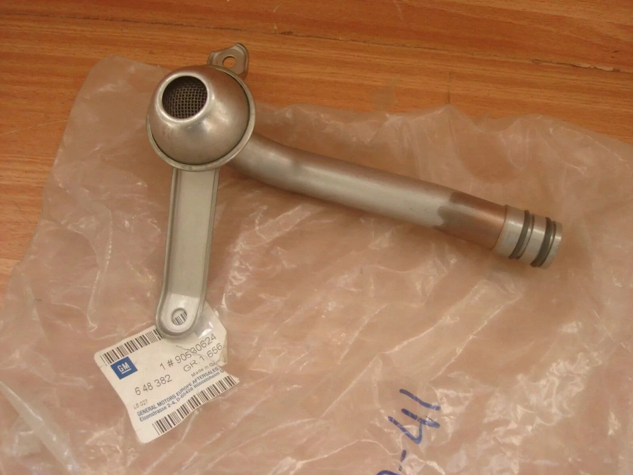 Oil Pump Tube Suction fits Opel Vauxhall Astra F G X17DTL 90530624 Genuine View Rear