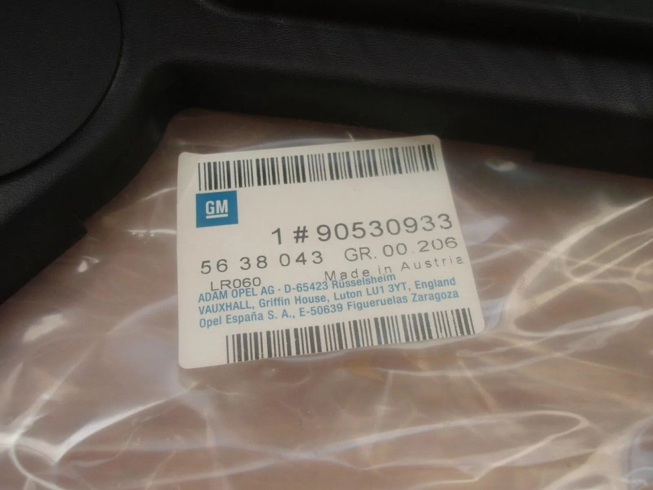 Timing Belt Cover Front Lower fits Opel Vauxhall Astra F 1.7 Diesel Genuine 90530933 View Rear