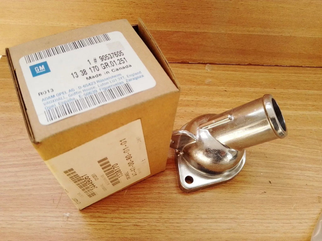 Thermostat Housing fits Opel Vauxhall Saab Fiat Z22 90537605 Genuine View Front