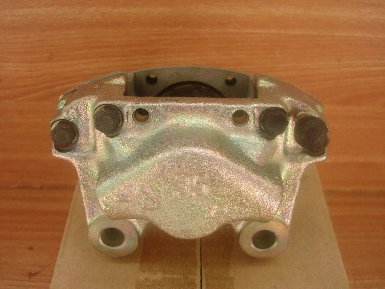 Caliper Rear Left fits Opel Vauxhall Vectra B 90540170 Genuine View Rear