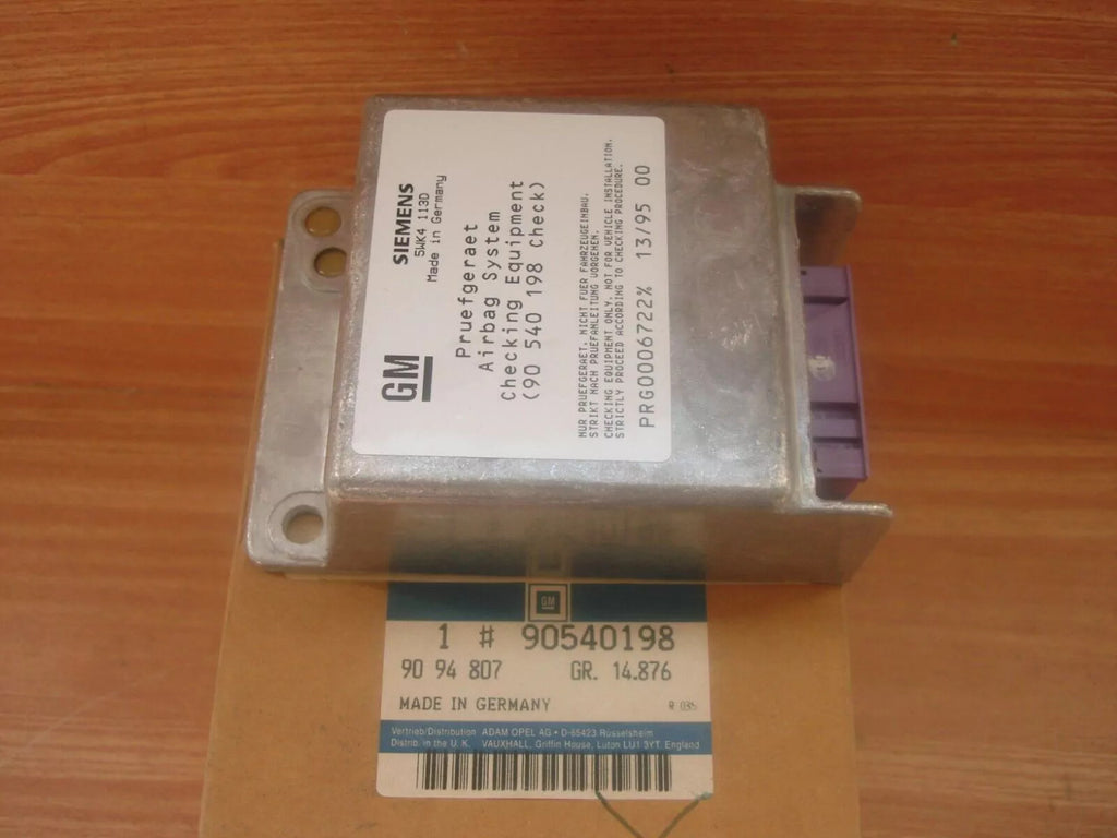 Control Unit fits Opel Vauxhall Astra F 90540198 Genuine View Front