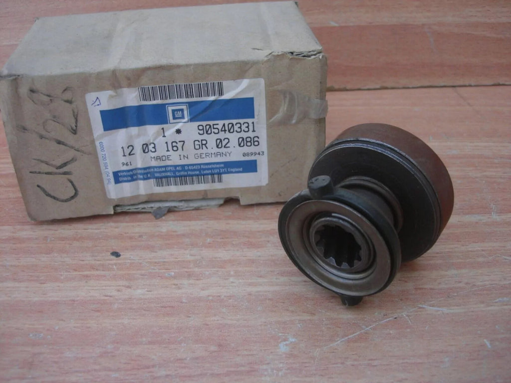 Starter Pinion fits Opel Vauxhall Omega B Frontera B Diesel 90540331 Genuine View Rear