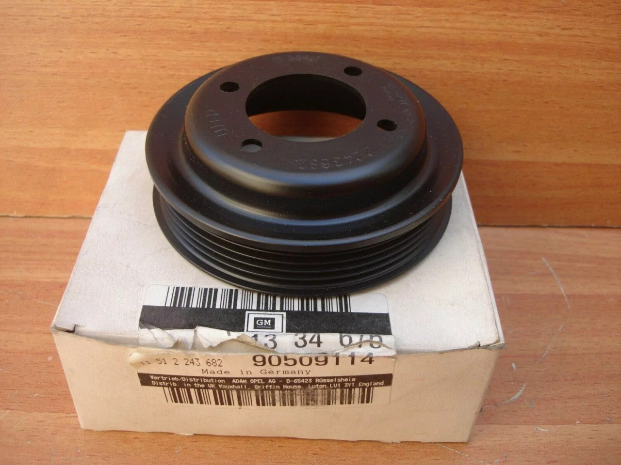 Pulley Water Pump fits Opel Vauxhall Omega B U25TD X25TD BMW M41 M51 90541670 View Front