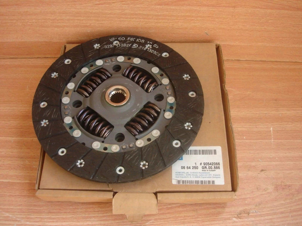 Clutch Plate Disc fits Opel Vauxhall Calibra X20XEV 90542066 Genuine View Rear
