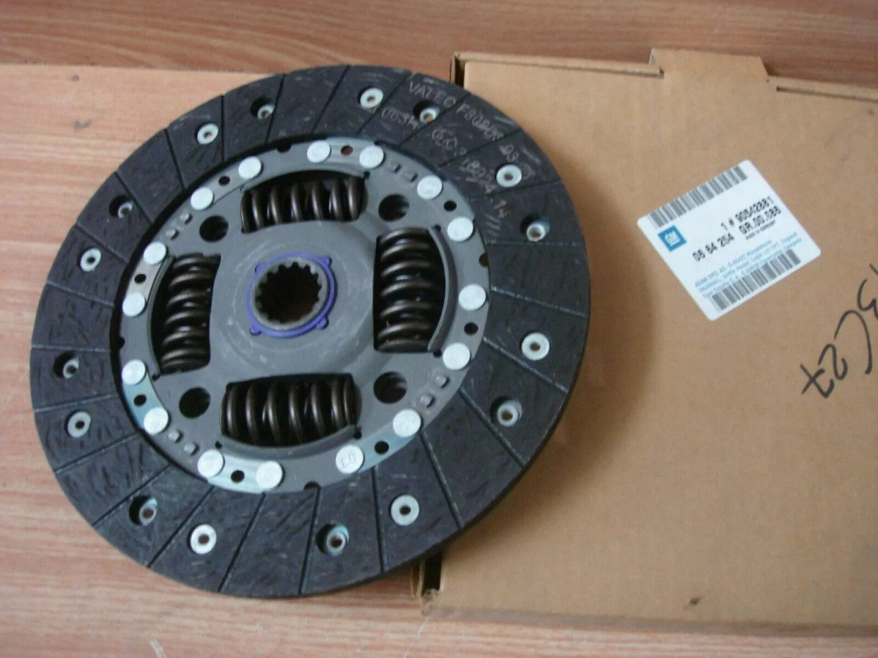 Clutch Plate Disc fits Opel Vauxhall Omega B 20SE X20SE 90542881 Genuine View Front