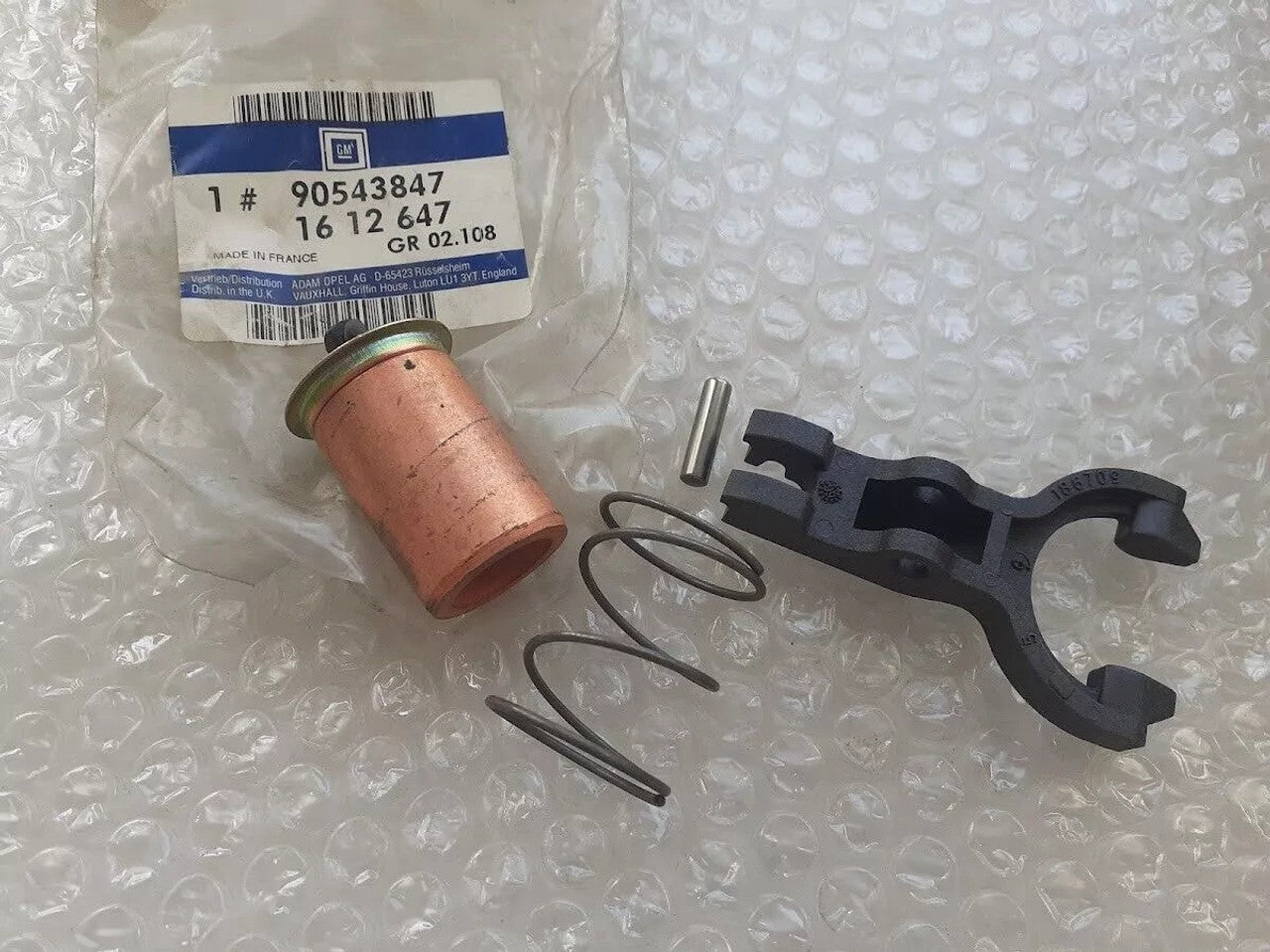 Starter Motor Fork Repair Kit fits Opel Vauxhall Corsa A B Nova Astra F G Vectra 90543847 View Front