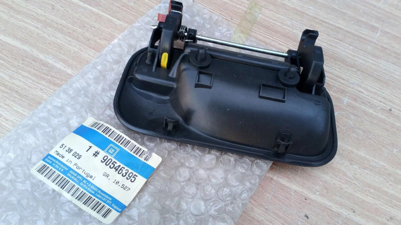 Exterior Door Handle Rear Left Black fits Opel Vauxhall Astra F Corsa B 90546395 View Rear