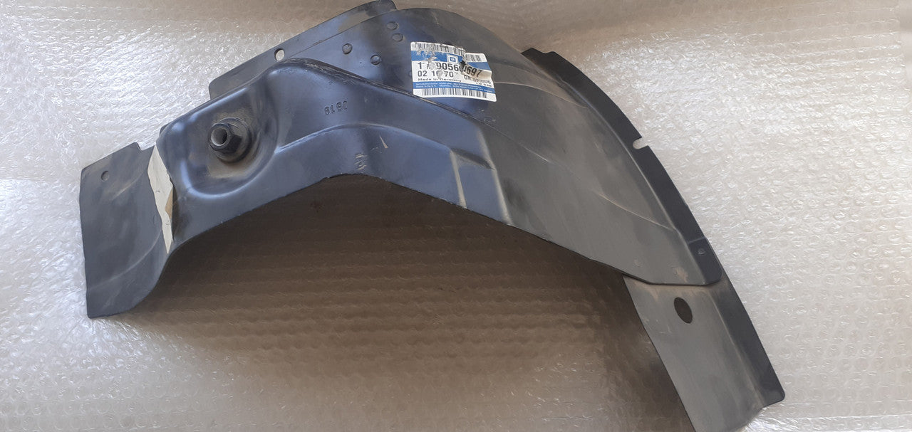 Rear Wheelhouse Plate Inner Left fits Opel Vauxhall Astra G 90560697 Genuine View Front