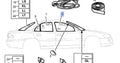 Window Front Door Right fits Opel Vauxhall Omega B 90563880 Genuine View Front