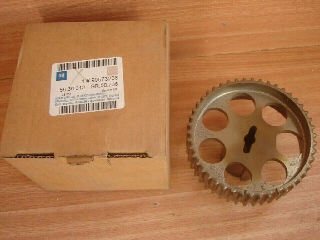 Camshaft Sprocket fits Opel Vauxhall C25XE X25XE Y32SE X30XE Z32SE Y26SE Genuine 90573286 View Rear