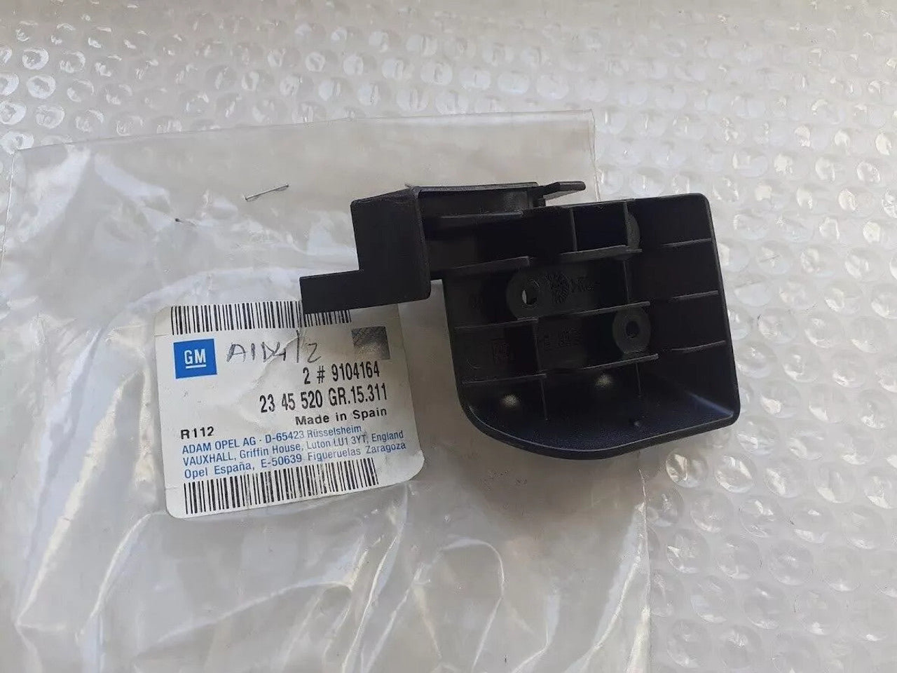 Parcel Shelf Load Compartment Support Center Right fits Opel Vauxhall Astra G 9104164 View Front