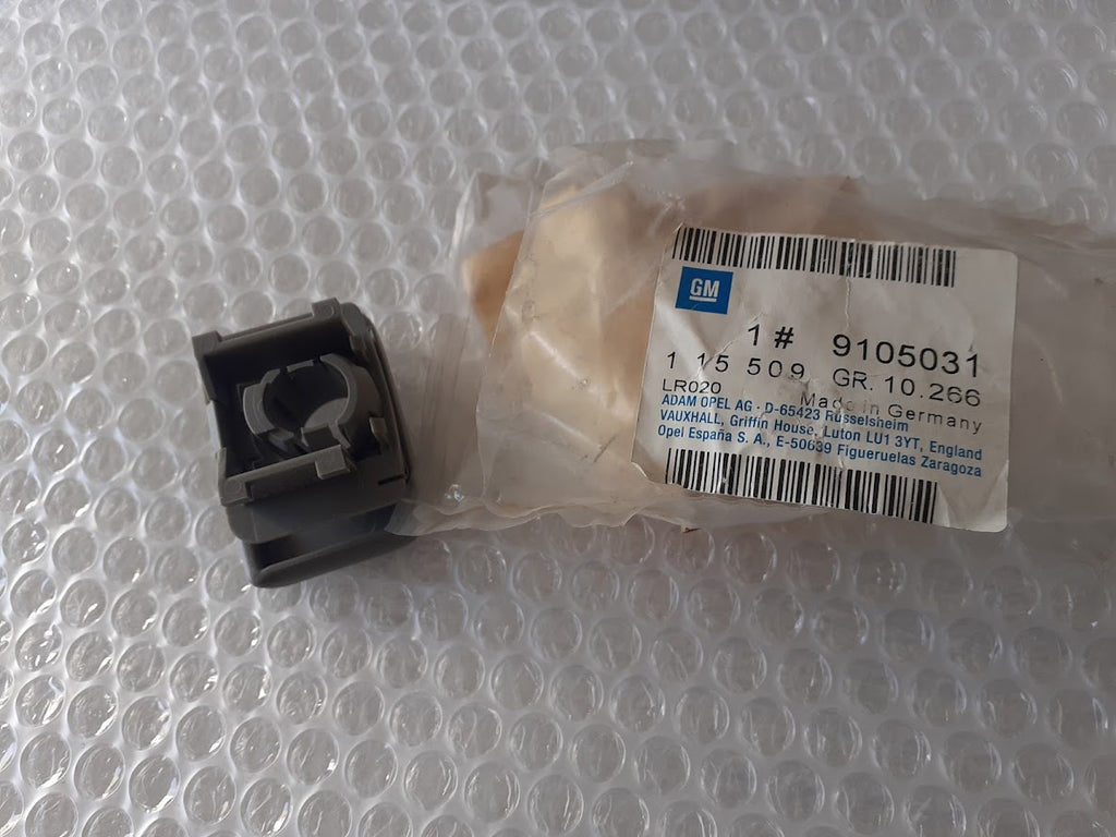 Glove Box Handle Grey fits Opel Vauxhall Omega B 9105031 Genuine View Rear