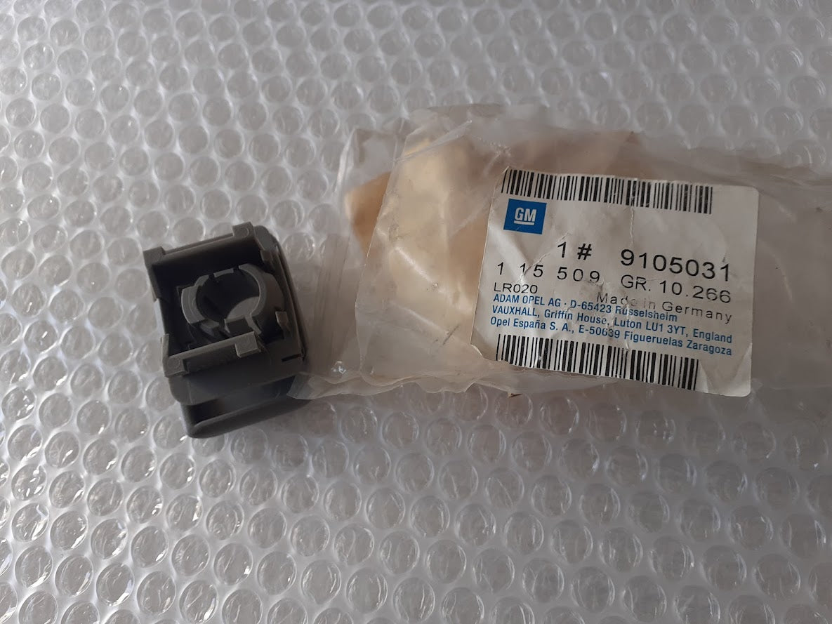Glove Box Handle Grey fits Opel Vauxhall Omega B 9105031 Genuine View Rear