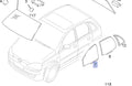 Window Front Door Right fits Opel Vauxhall Corsa C 9113338 Genuine View Front